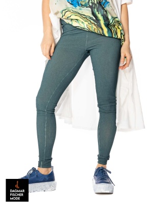 Elastische Leggings von RUNDHOLZ in black & tulip cloud