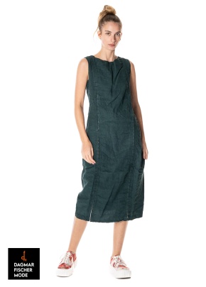 Schmales Leinenkleid von RUNDHOLZ in tulip