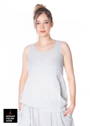 Linen top by RUNDHOLZ BLACK LABEL in grey & azur
