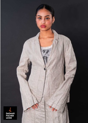 Taillierter Leinenblazer von RUNDHOLZ in dust sparkle