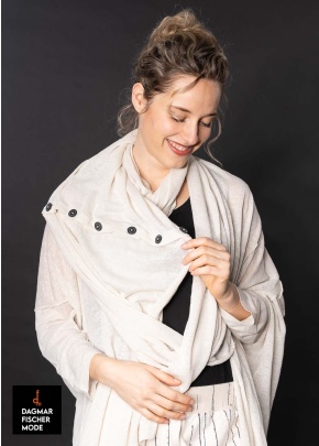 Oversize Leinenstrickcardigan von RUNDHOLZ in galaxy