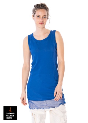 Langes Basic Top von RUNDHOLZ DIP in royal