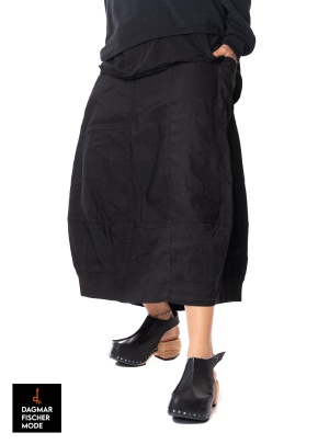 Elastischer Sommerrock von RUNDHOLZ BLACK LABEL in black, grey & offwhite