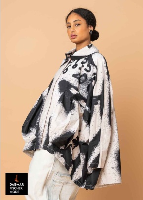 Regenfeste Onesize Jacke von RUNDHOLZ in Prints der Saison