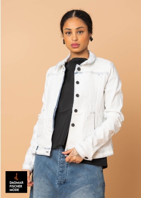 Gerade Jeansjacke von RUNDHOLZ in indigo faded