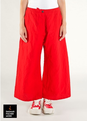 Weite Hose von RUNDHOLZ in black, elctric & ketchup