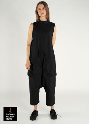 Hochelastischer Overall von RUNDHOLZ in black & electric