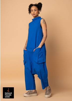 Hochelastischer Overall von RUNDHOLZ in black & electric