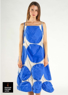 Dress with dots by RUNDHOLZ in black print & electric print