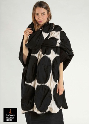 Schal mit Punkten von RUNDHOLZ in black print & electric print