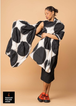 Schal mit Punkten von RUNDHOLZ in black print & electric print