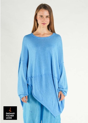 Pulli aus leichtem Strick von RUNDHOLZ in black, electric cloud & ice cloud