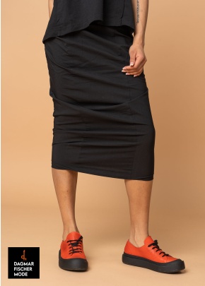 Elastischer Bananenrock von RUNDHOLZ in black