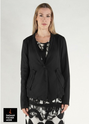 Elasticated jacket by RUNDHOLZ in black