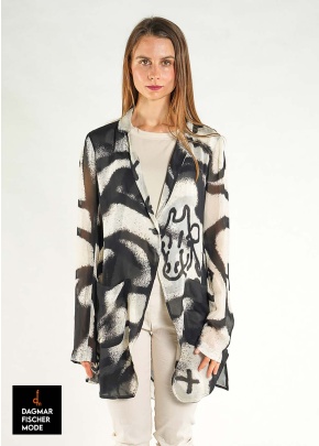 Viskosejacke von RUNDHOLZ in black print