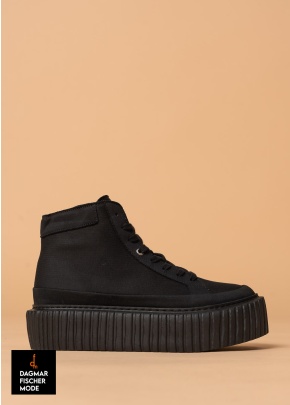 High summer sneakers by RUNDHOLZ in black