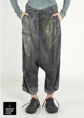 Edle Tiefschritthose von RUNDHOLZ DIP in black fog