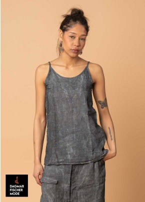 Strappy top by RUNDHOLZ DIP in black fog