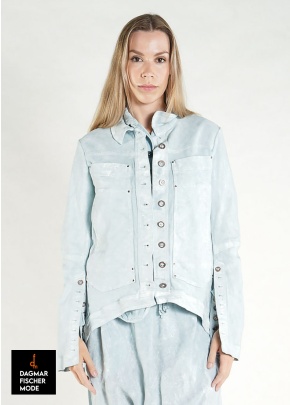 Jeans tailcoat by RUNDHOLZ DIP in sky fog