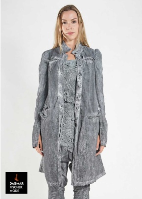 Taillierter Mantel von RUNDHOLZ DIP in seafoam fog & black fog