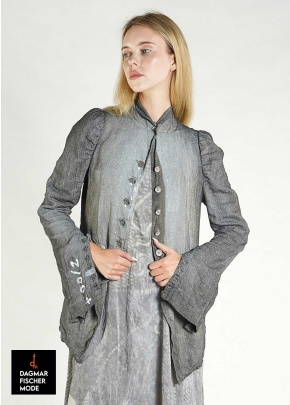  Jacke im Nadelstreifen-Design von RUNDHOLZ DIP in black fog