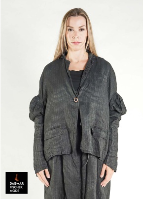 Weite Oversize Jacke von RUNDHOLZ DIP in black fog