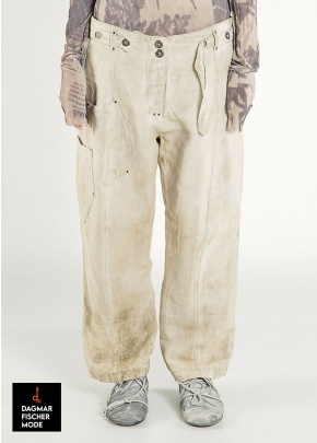 Summer trousers by RUNDHOLZ DIP in seafoam storm