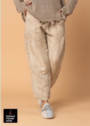 Summer trousers by RUNDHOLZ DIP in seafoam storm