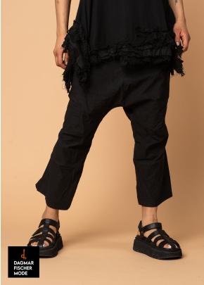 Basic trousers by RUNDHOLZ DIP in black gloss