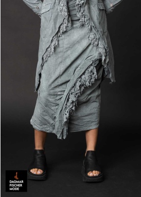 Banana skirt by RUNDHOLZ DIP in seaweed fog and seafoam fog
