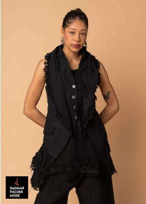 Vest by RUNDHOLZ DIP in black gloss