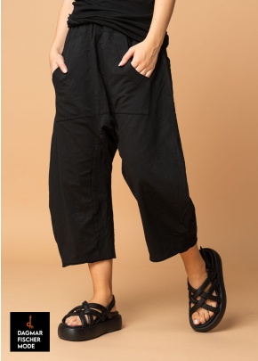 Tiefschritthose mit Gesäßtaschen von RUNDHOLZ DIP in black gloss