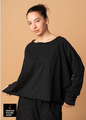 Oversize shirt by RUNDHOLZ DIP in black gloss