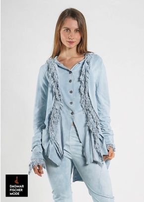 Hooded jacket by RUNDHOLZ DIP in seaweed fog