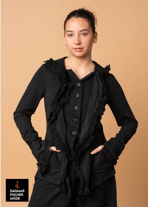 Kapuzenjacke von RUNDHOLZ DIP in black gloss