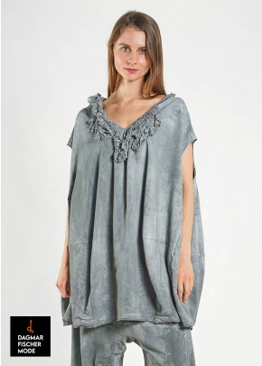 Oversize Tunika von RUNDHOLZ DIP in seaweed fog
