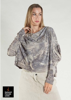Oversize Shirt von RUNDHOLZ DIP mit Allover Print