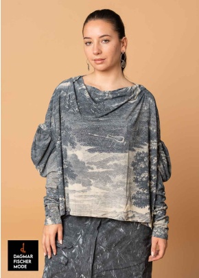 Oversize Shirt von RUNDHOLZ DIP mit Allover Print