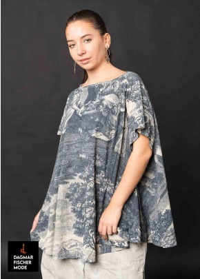 Oversize kurzarm-Shirt von RUNDHOLZ DIP mit Allover Print