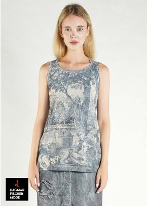 Top von RUNDHOLZ DIP mit Allover Print