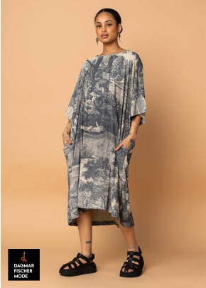 Onesize Kleid von RUNDHOLZ DIP mit Allover Print