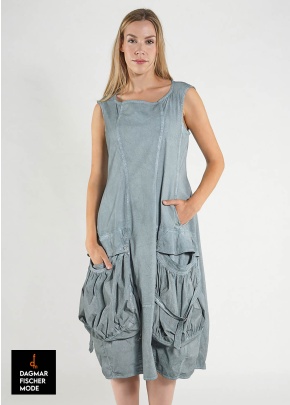 High-stretch fitted dress by RUNDHOLZ DIP in seaweed fog