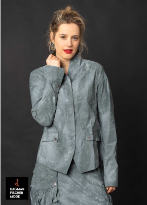 Hochelastische taillierte Jacke von RUNDHOLZ DIP in seaweed fog