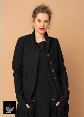 Hochelastische taillierte Jacke von RUNDHOLZ DIP in black gloss