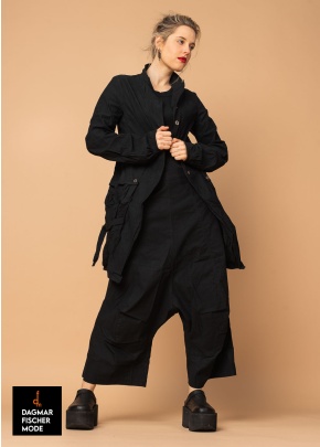 Hochelastischer taillierter Gehrock von RUNDHOLZ DIP in black gloss