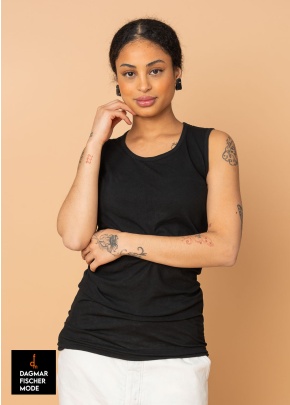 Taillieter Top von RUNDHOLZ DIP in black gloss