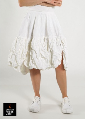 Bauschiger, Kurzer Rock von RUNDHOLZ DIP in amber fog & seaweed fog