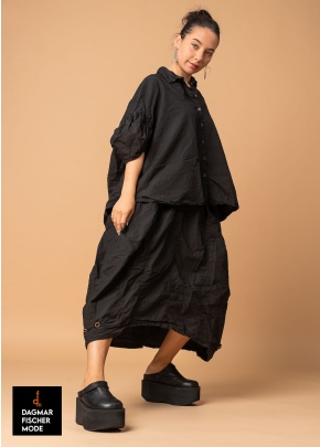 Bell skirt by RUNDHOLZ DIP in black gloss