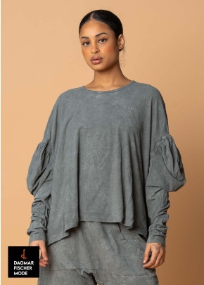 Langärmligen Oversize Shirt von RUNDHOLZ DIP in seaweed fog