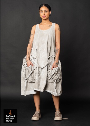 Onesize Kleid von RUNDHOLZ DIP in amber fog & seafoam fog